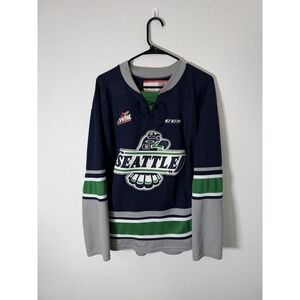 CCM Seattle Thunderbirds Jersey WHL CHL Hockey Mens Size S Birds 90s Vintage